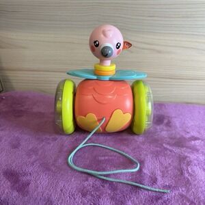 Fisher-Price Paradise Pals Pull-Along Pink Flamingo Bird Toddler Toy 12mo+